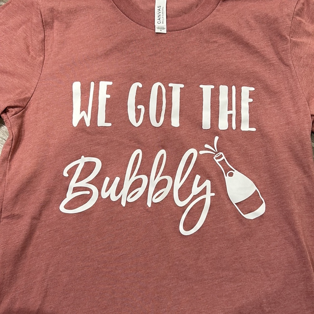 We Got The Bubbly Bridesmaid Tee - Picture 3 of 4